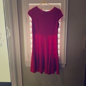 Eliza J back zipper red dress